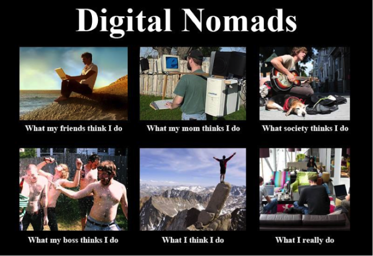 digital nomad, hope to be one, future, money online, use computer, travel and earn